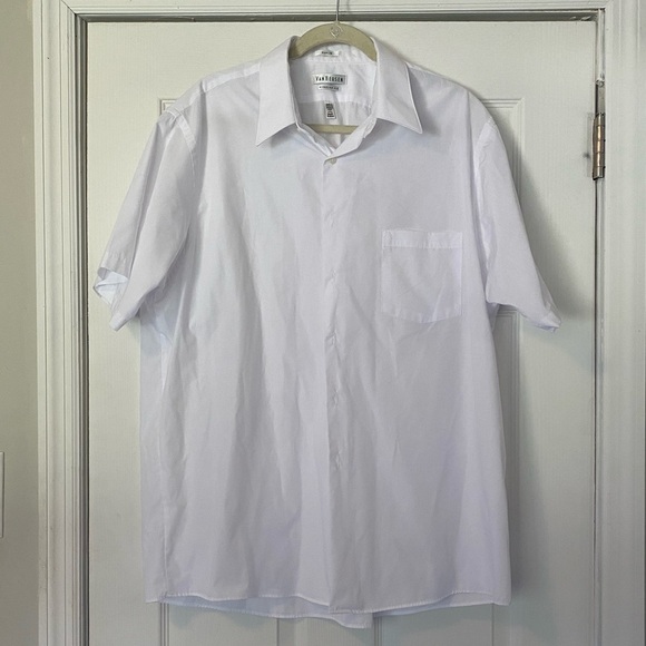 VAN Heusen White Poplin Button Down Shirt - Picture 1 of 3